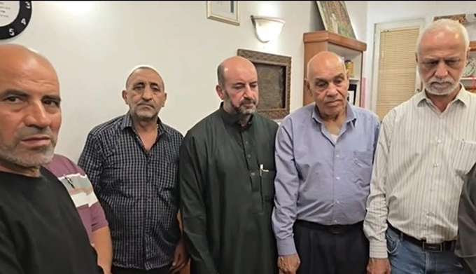 وفد من مدينة اللد  بزيارة لجلجولية لاعقاب الاعتداء على طلاب جلجولية في اللد